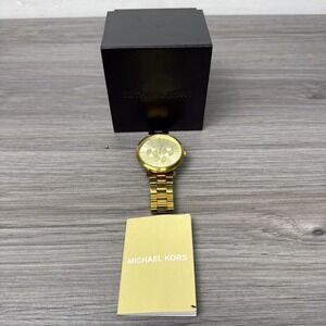 Authentic Michael Kors Blake Gold Chronograph Men's MK8702 Watch